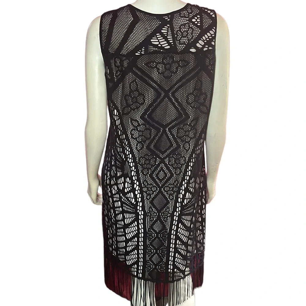 Black Net Dress by Beige by Eci Size Large - Picture 2 of 4
